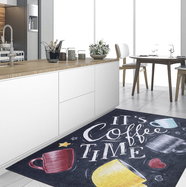 Waschbarer Küchenteppich "It´s Coffee Time"