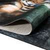 Waschbarer Teppich mit Tiger Print